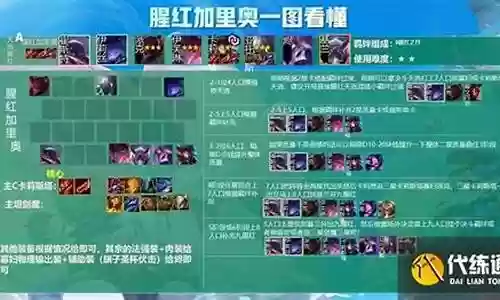 腥红之月大师阵容搭配
