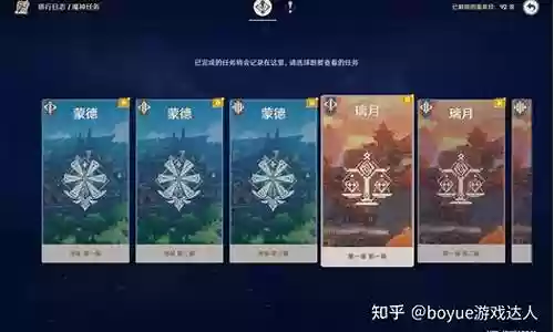 原神主线阵容搭配图