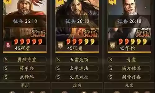 平民张角华佗阵容搭配