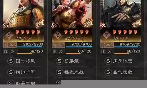 群雄割据武将搭配阵容插图