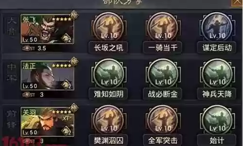 率土之滨核弹队搭配阵容