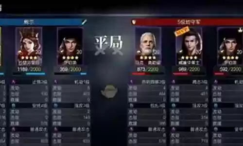 最强武将争霸阵容搭配图