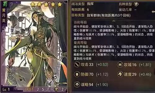 率土之滨超强女将搭配阵容