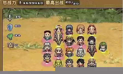 像素骑士搭配阵容图片大全