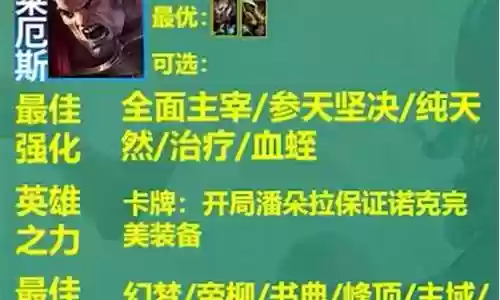 诺兰搭配什么阵容最好