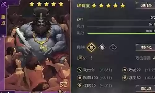 率土之滨汉董卓阵容搭配推荐