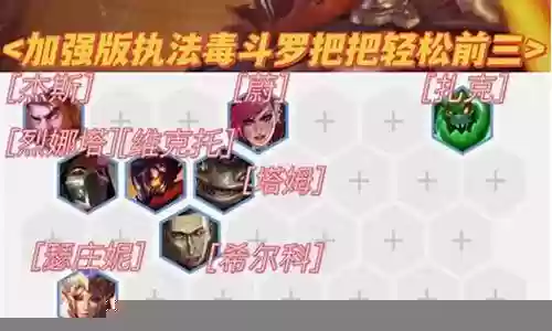毒斗罗阵容搭配过渡插图