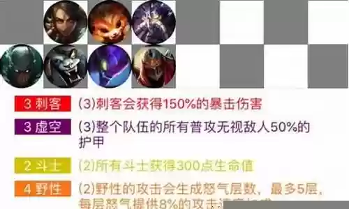 刺客阵容怎么搭配合理