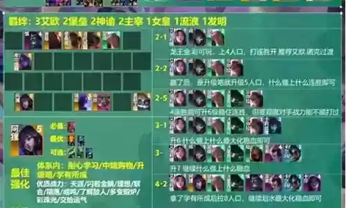 新版龙王阵容搭配图解视频