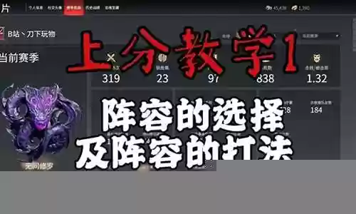 破阵赛季阵容搭配图表大全