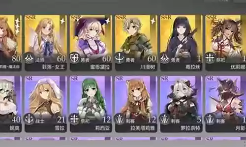 盾之勇最强阵容搭配