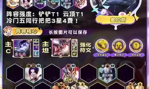 适合塞拉斯的阵容搭配图片