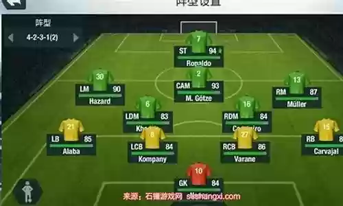 咸王足球阵容怎么搭配