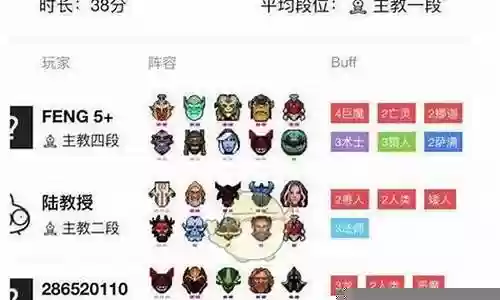 英灵联盟自走棋阵容搭配