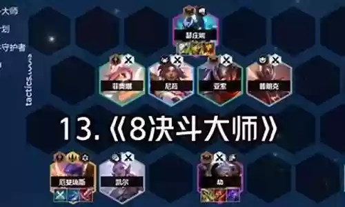 决斗大师阵容搭配 装备