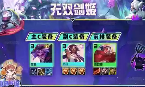 无双大战剑仙阵容搭配