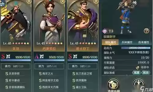 文明与征服吉田阵容搭配