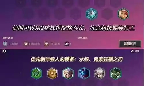 霓虹之夜挑战炼金阵容搭配