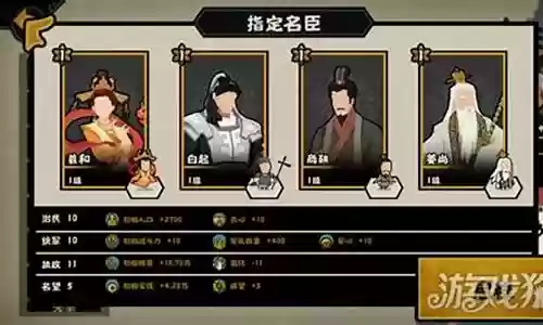 商鞅变法阵容搭配图解大全