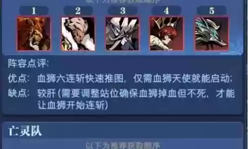 上古战争黄帝阵容搭配攻略