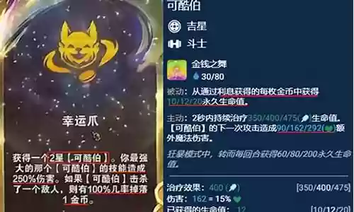 幸运玩偶推荐阵容搭配图