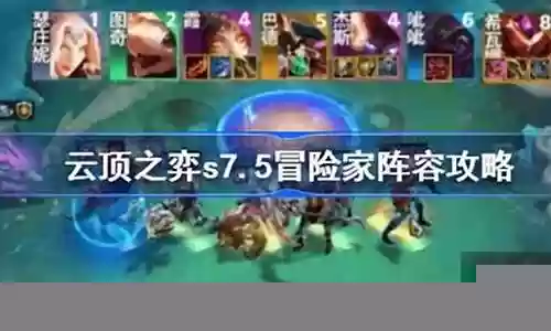 冒险家阵容搭配图片