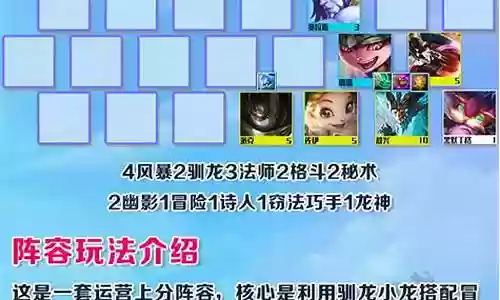 驯龙风暴阵容搭配推荐
