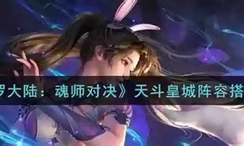皇城天斗阵容怎么搭配