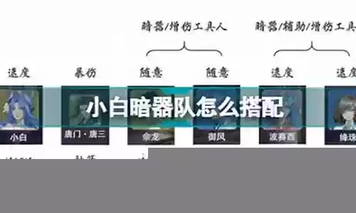 小白悬赏队阵容怎么搭配