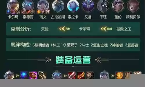 云登之路阵容搭配推荐