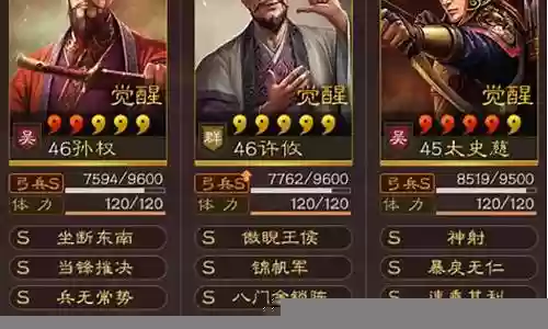 孙太许的阵容搭配