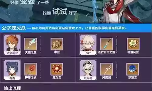 原神狼孩搭配阵容推荐