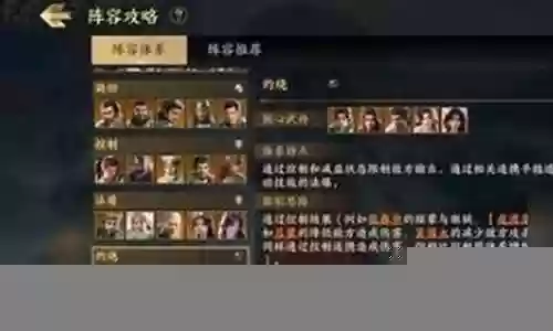 战地无疆阵容搭配攻略图