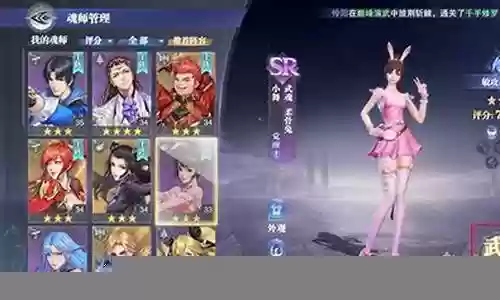 小舞阵容魂环搭配