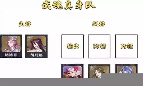 魂师对决征伐阵容搭配