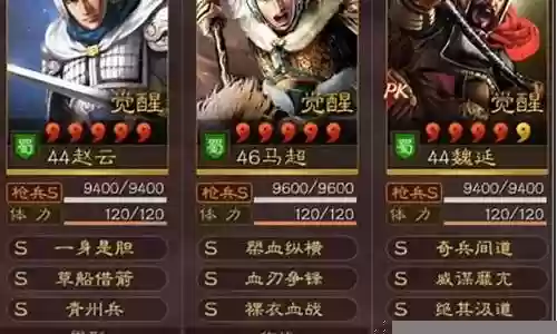 马超蜀枪阵容搭配图插图