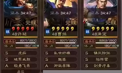 程昱许褚阵容搭配最新