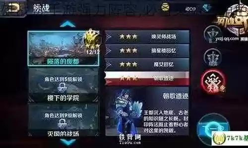 强力阵容搭配与角色排行