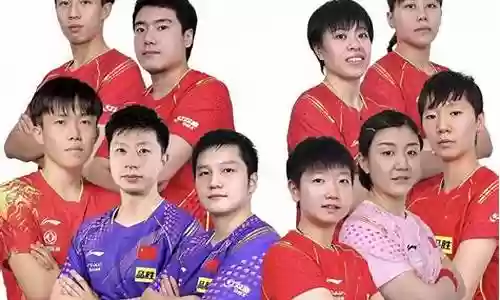 乒乓球男女阵容搭配