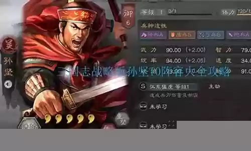 孙坚周泰阵容搭配攻略