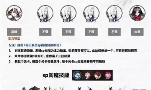 驱魔守念阵容搭配