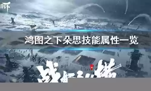 鸿图之下朵思阵容搭配插图