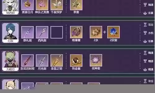 武装队阵容搭配表图解