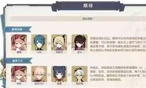 烟绯阵容搭配4星