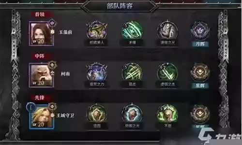 洪荒模组搭配推荐阵容图