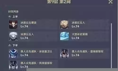 深渊九层阵容搭配4.1