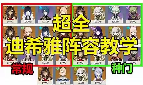 迪希雅阵容搭配攻略插图