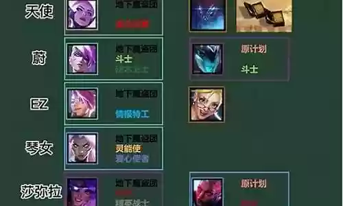 无人开团阵容怎么搭配