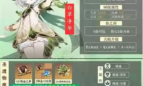 适合草神的阵容搭配