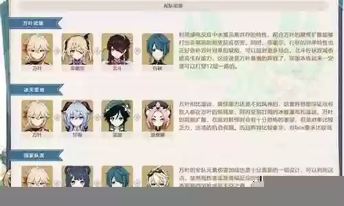 适合枫源的阵容搭配